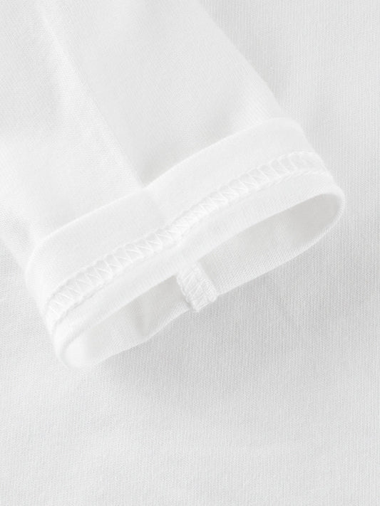 Autumn Arrival Kids Girls Cartoon and Letters Print Crew Neck Long Sleeves Shirt